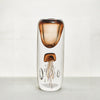 Meduso - 11.4 inch (29cm) Modern Luxury Jellyfish Art Glass Vase Red Color