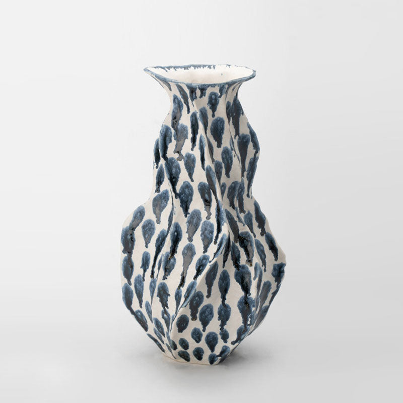 Artova - 14.5 inch (37cm) Hand-Painted Sculptural Wabi Sabi Vase Color 4