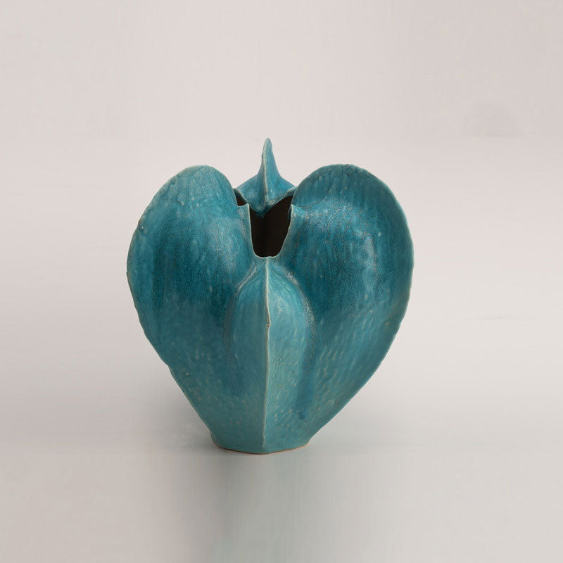 Corin - 11.8 inch (30cm) Handmade Ceramic Wabi Sabi Vase Color 1