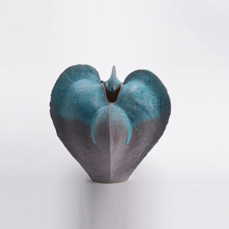 Corin - 11.8 inch (30cm) Handmade Ceramic Wabi Sabi Vase Color 8