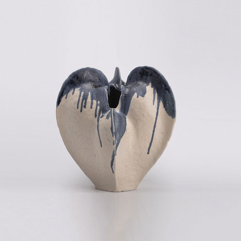 Corin - 11.8 inch (30cm) Handmade Ceramic Wabi Sabi Vase Color 9