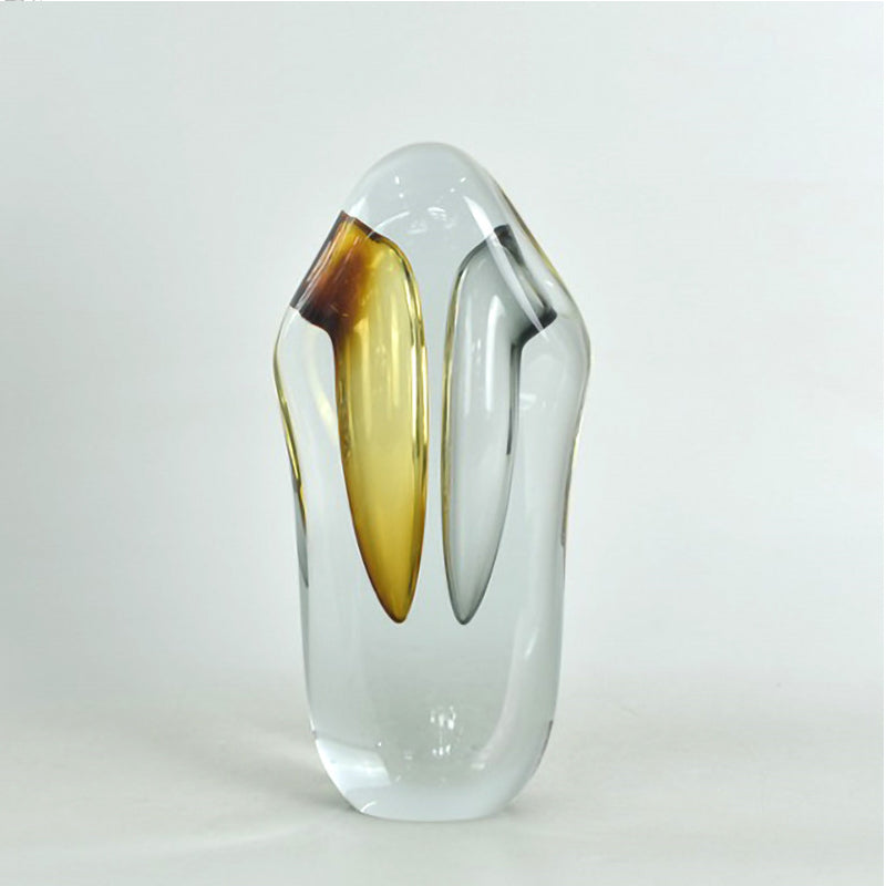 Prisma - Medium-Sized Modern Decorative Art Glass Vase Large Size