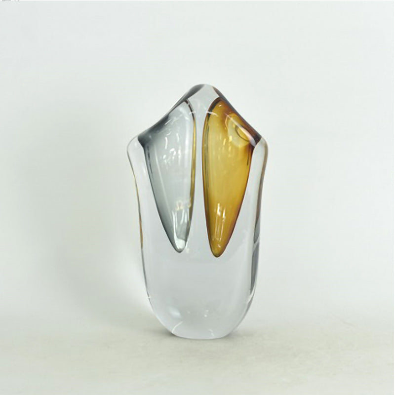 Prisma - Medium-Sized Modern Decorative Art Glass Vase Small Size