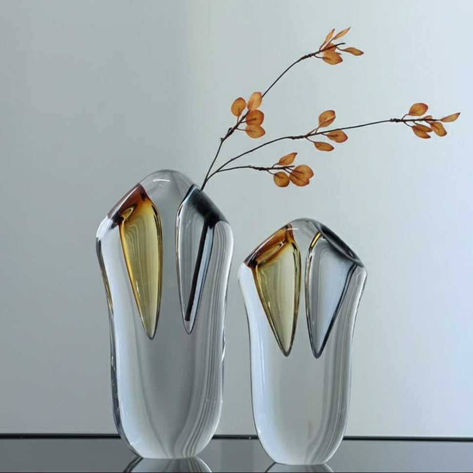 Prisma - Medium-Sized Modern Decorative Art Glass Vases